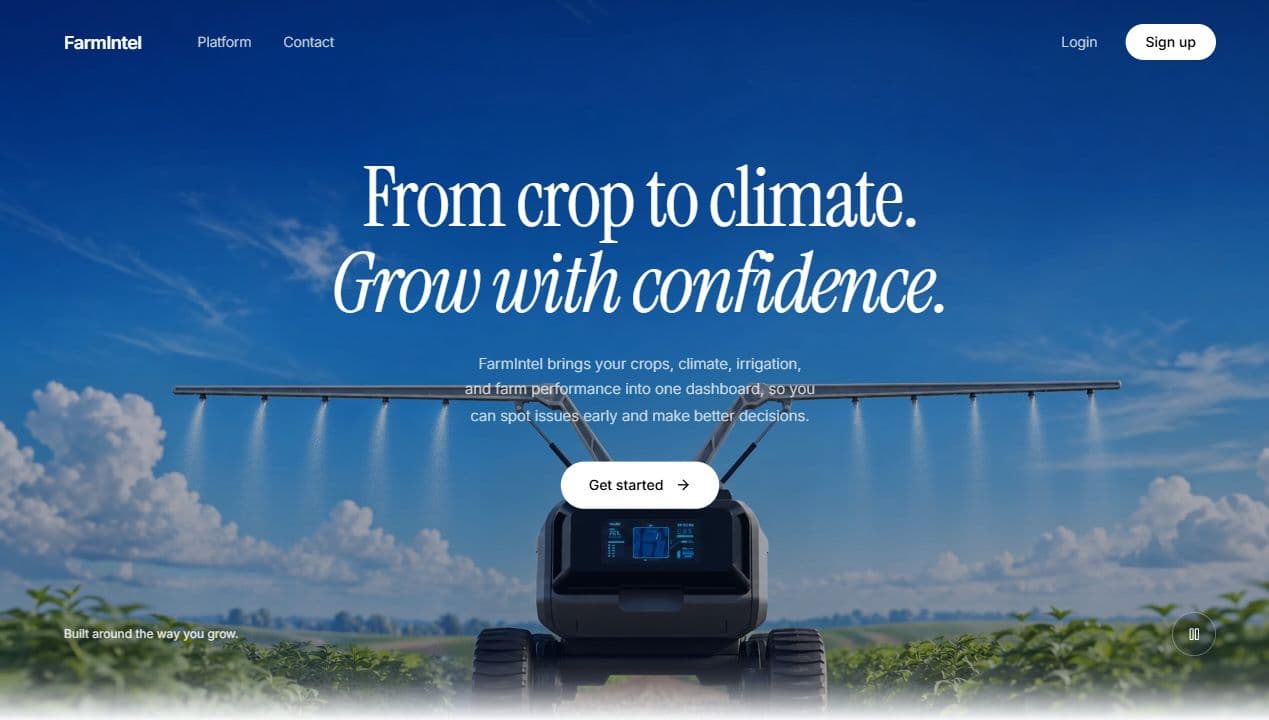 FarmIntel website