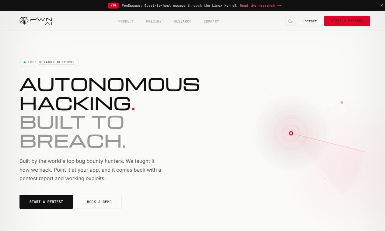 Pwn.ai website